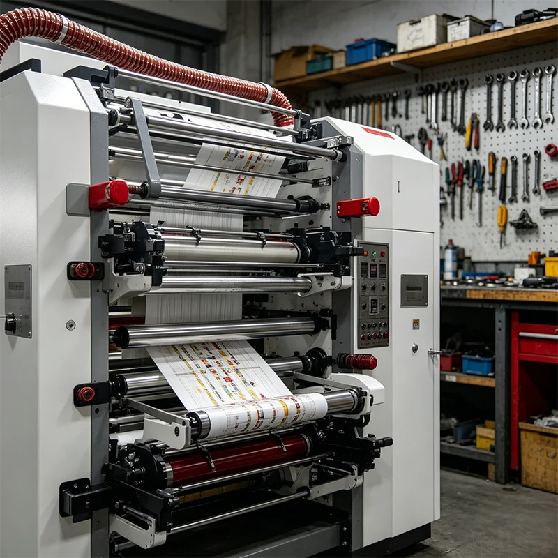 Automatic Rotary Screen Printing Machine High Efficiency Fabric Textile Logo Pattern Printing Device