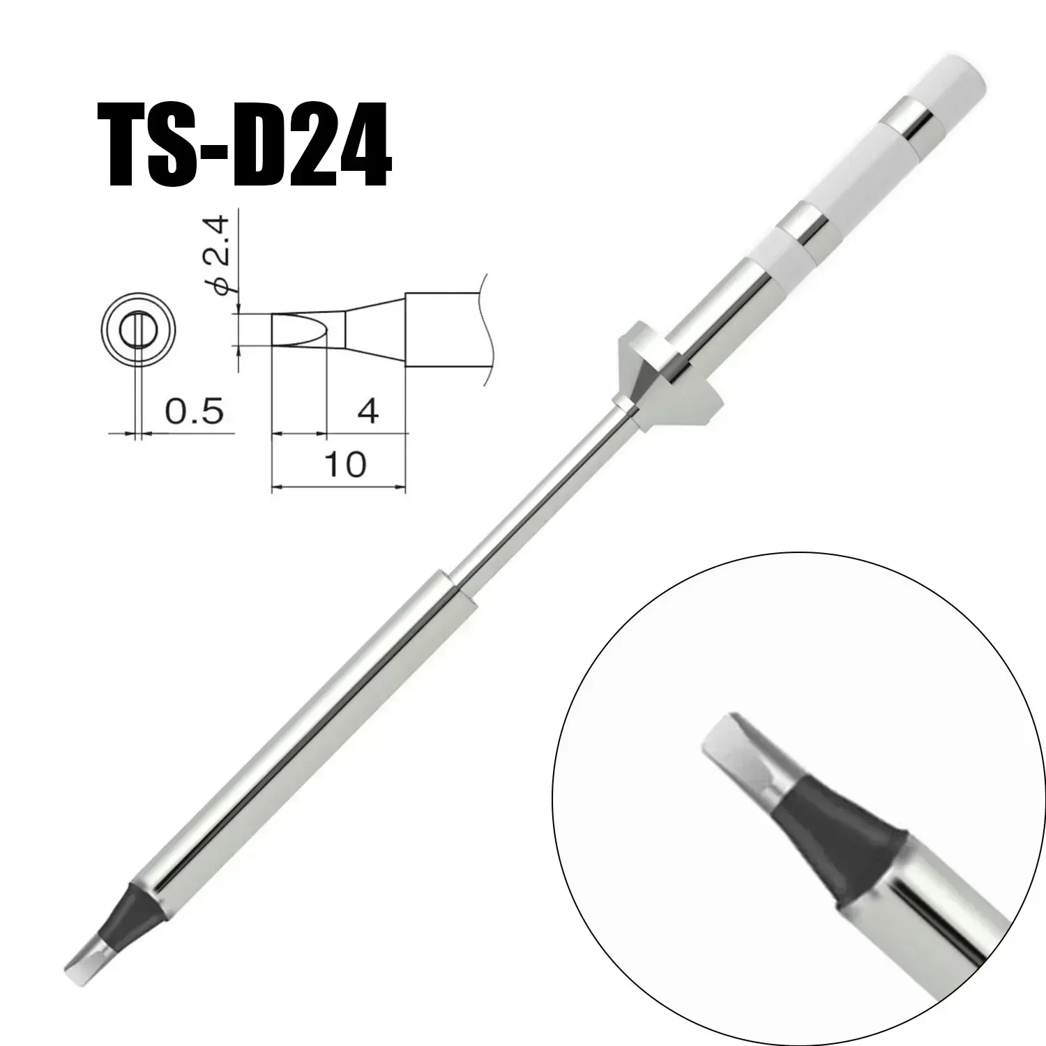 Applicable To Pine64 TS101 TS Black Chrome Soldering Iron Tip Replacement Various Models of High-quality No Temperature Jump TIP