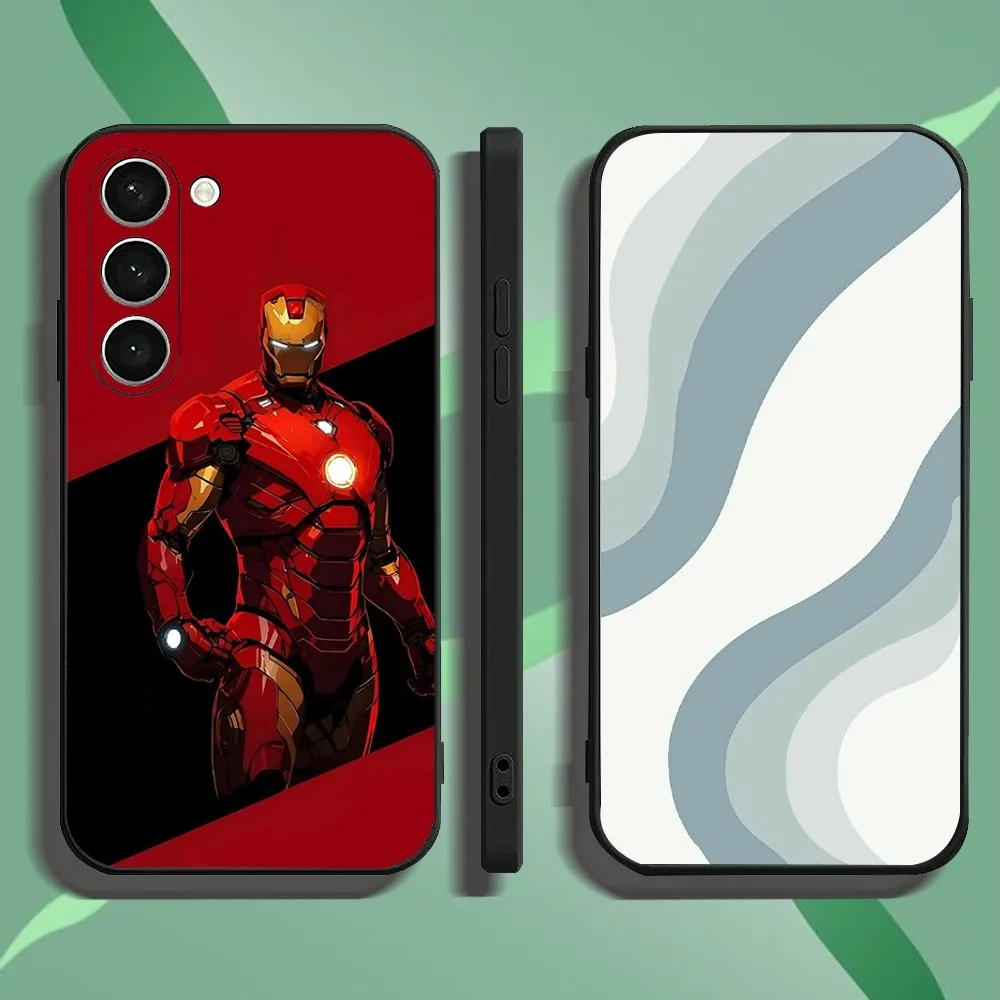 M-Marvel Heroes I-iorn Man Phone Case For Samsung Galaxy A52 A12 A51 S21 Edge S22ULTRA S23 S20LITE Plus Ultra Black Cover