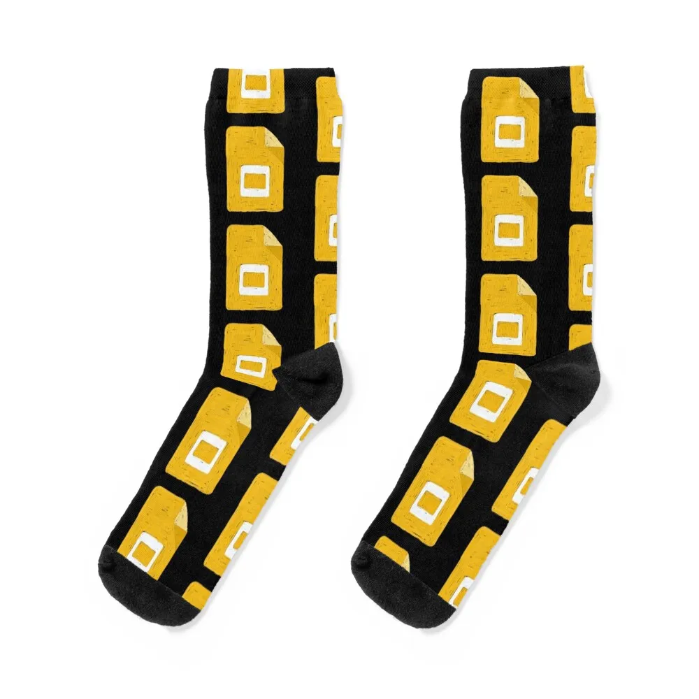 Google Slides Presentation pencil icon Socks men cotton high quality new year Men's Socks Luxury Women's