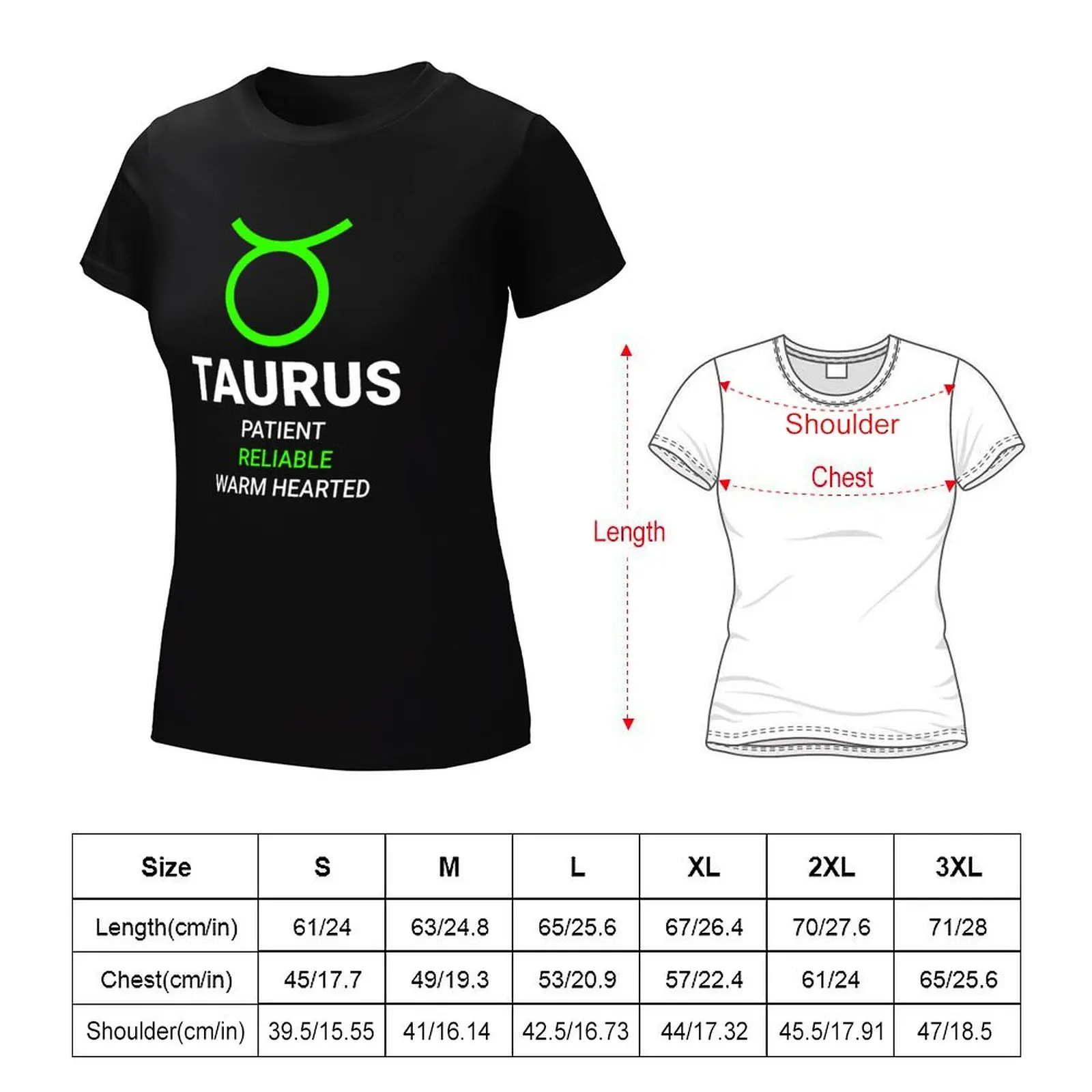 A Zodiac Sign Test Taurus T-shirt summer clothes lady clothes Women's t-shirt