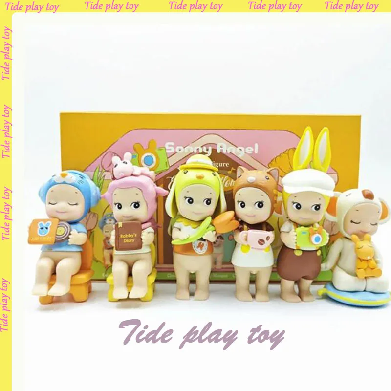 Sonny Angel Hippers Enjoy Moment Series Blind Box Surprised Box Cute Statue Ornament Doll Children Christma Birthday Gift Toys