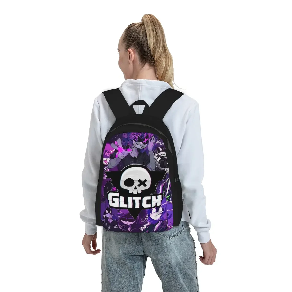 

Murder Drones Backpack Boys Girls BookBag Children School Bag Computer Shoulder Bags for Men Women