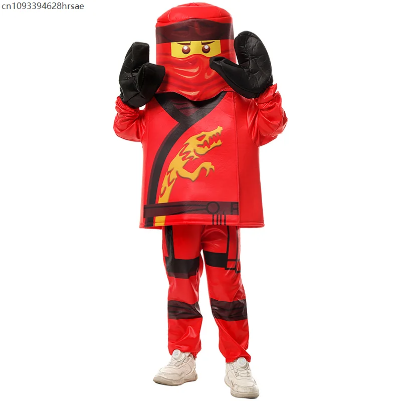 2025 신상품 남자아이 히든 워리어 카이 의상 팬시 드레스업 키즈 닌자 로이드 할로윈 코스튬