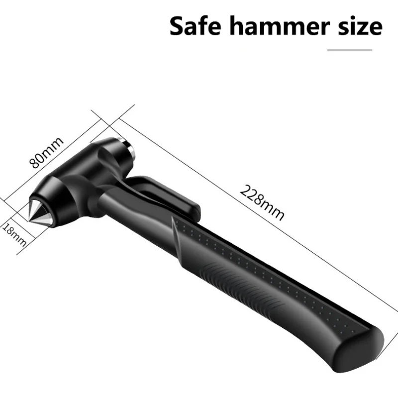 Car Safety Hammer Multi-functional Emergency Seat Belt Cutter Large Window Breaker Portable Car Emergency Rescue Escape Tool