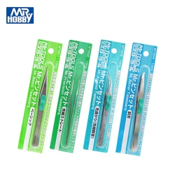 MR.HOBBY MT201/MT202/MT203/MT204 Tweezers GUNZE Basic/Precision/Angled/Bevel Tweezers High-precision Mr.TOOLS Model Tools