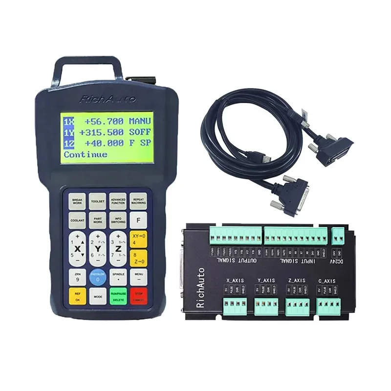 RichAuto DSP CNC Controller B11S B11E 3-axis motion controller remote control for engraving machine English version