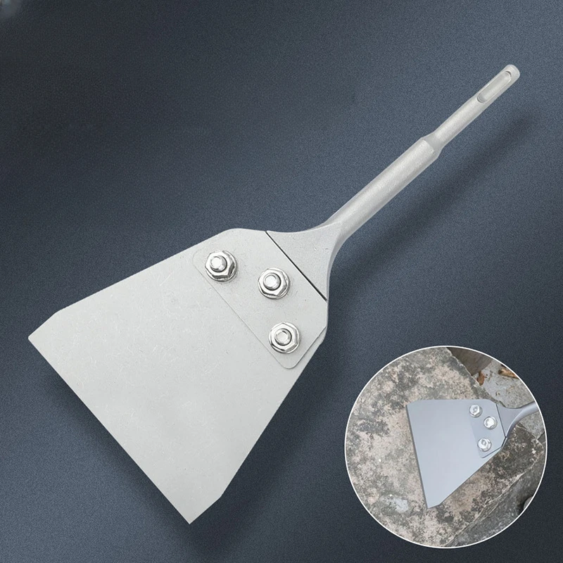 SDS Plus Floor Scraper Electric Hammer Replaceable Blade Scaling Chisel Shovel For Tile Brick Concrete Wall Removal Tools