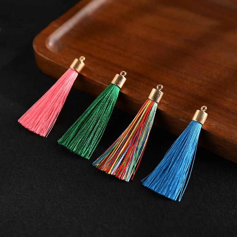 

10/20pcs 60mm Mini Hanging Ring Tassel Handmade Craft Tassel Trim Pendant DIY Craft Jewelry Earrings Decor Materials Fringe Trim