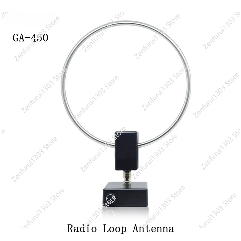 GA450 Loop Antenna Short Medium Wave HF Radio  Antenna SW 2.30-30MHz MW 522-1710KHz