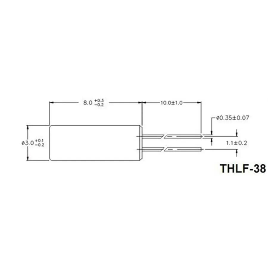 10pcs Quartz Crystal Oscillator Cylinder DT-38 3*8mm 4.194304 4 6 8 12 16 18.9375 20 24 25 28.375 28.63636 33.8688 MHz