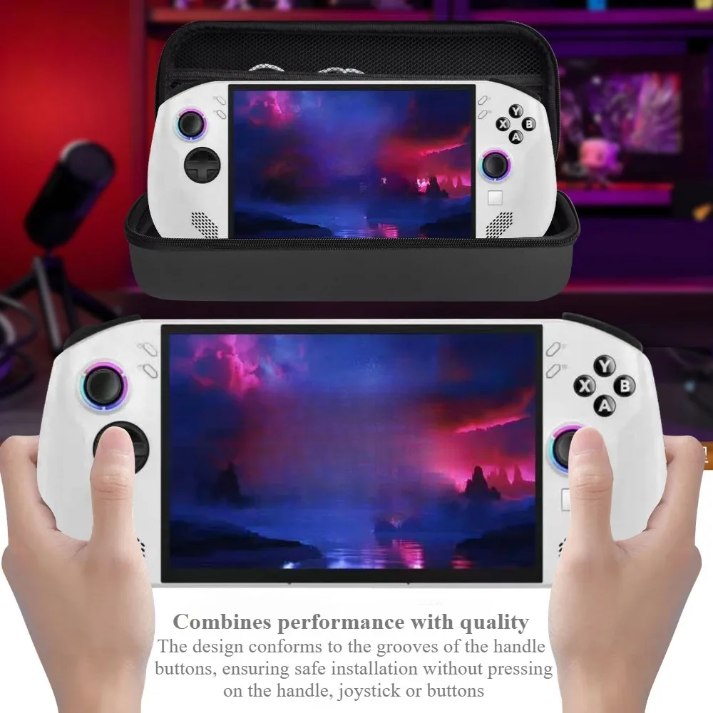 Funda rígida CoverJoy EVA para Lenovo Legion Go S, carcasa protectora anticaídas a prueba de golpes con bolsillo de malla