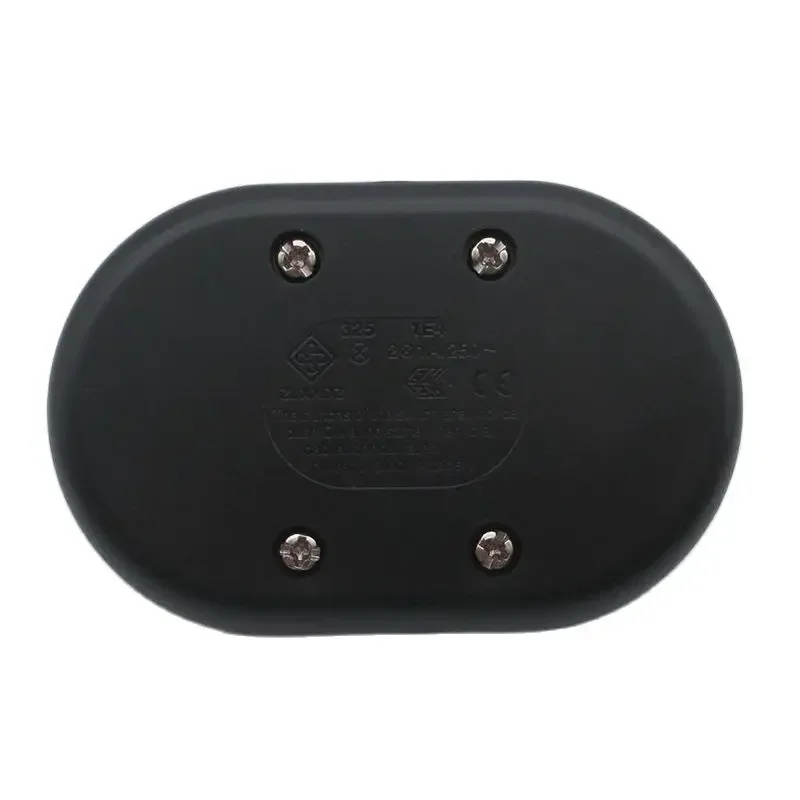 Doppelter Fußschalter, AC100–240 V, Inline-Fußpedall-Lampenschalter mit Push-Step-on-Taste für LED-Licht, Ein-Aus-Steuerung, Stehlampe