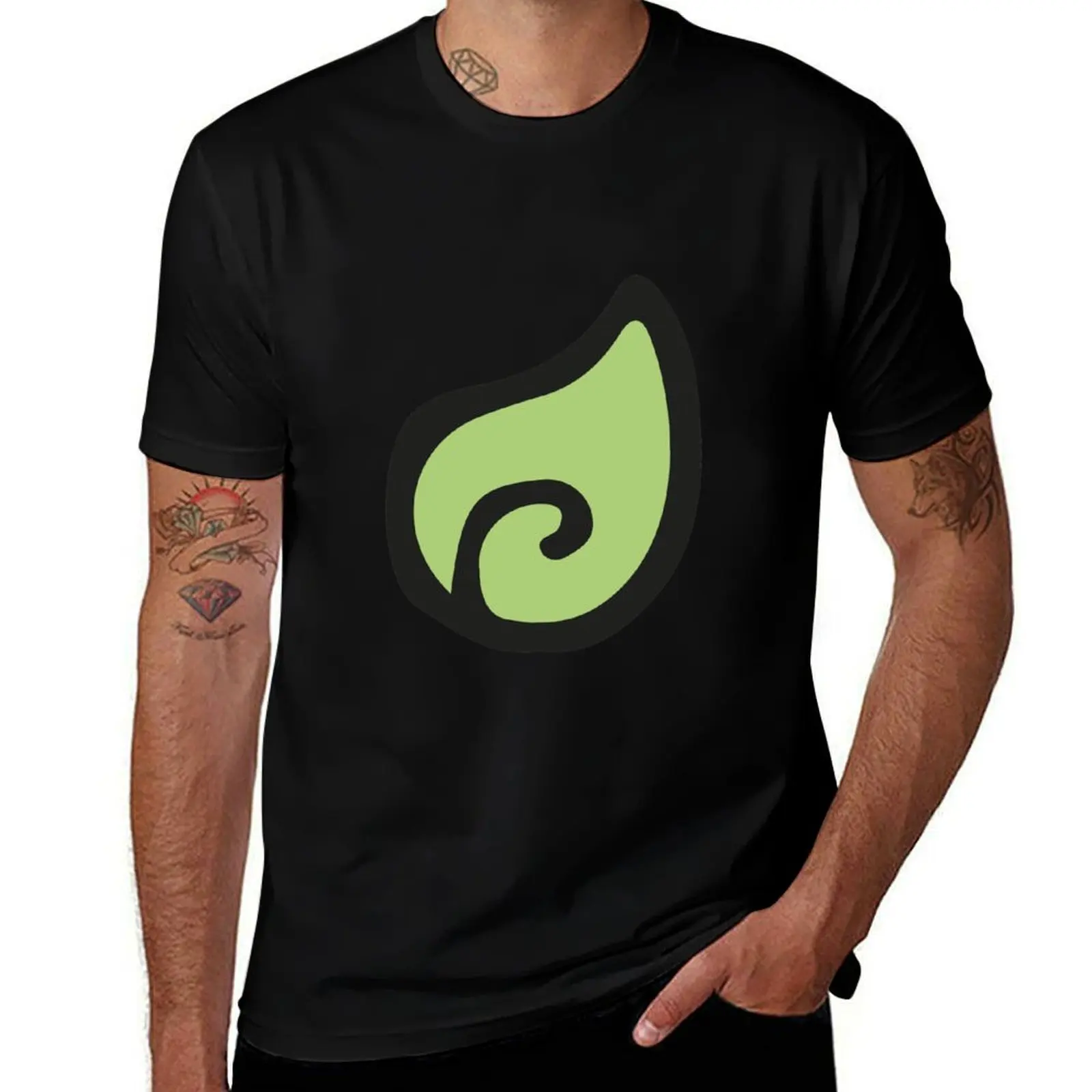 

Temtem element - Nature T-Shirt t shirts for man slim fit cotton t shirts high quality T-Shirt
