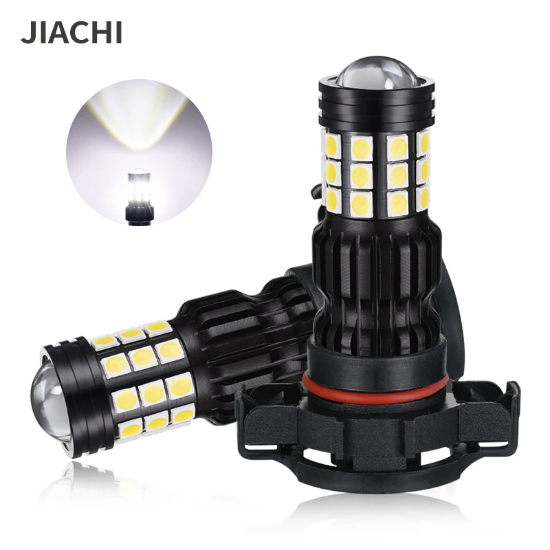 Jiachi 50x Groothandel 5202 Psx 24W 9005 9006 H11 Auto Lamp Voor Mistlamp Rijlicht 6000K Wit 12-24V