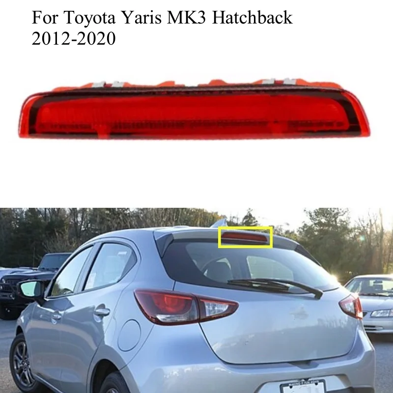

Красный автомобильный задний центр высокого уровня, 3-й третий стоп-сигнал, стоп-сигнал 81570-0D150 для Toyota Yaris MK3 Hatchback 2012-2020