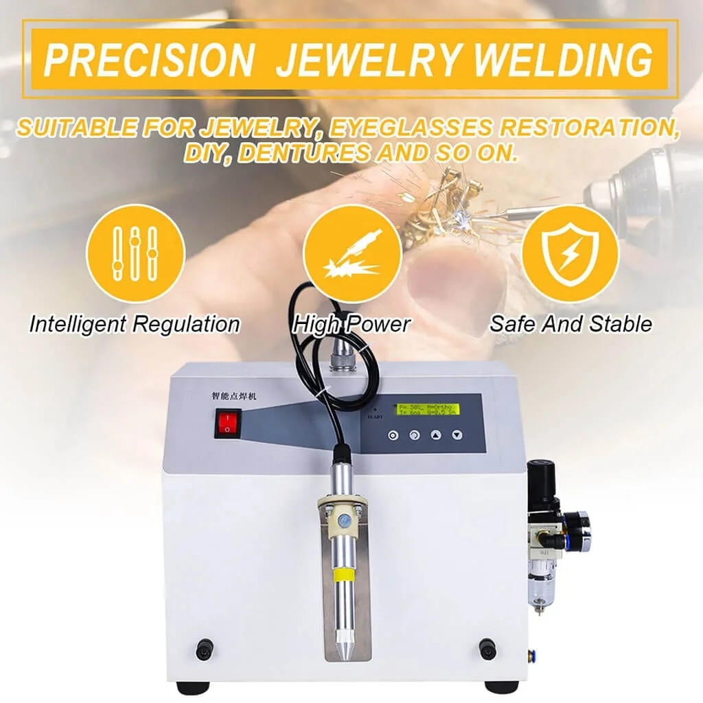 

【HOT】150A Intelligent Spot Welder Argon Pulse Welding for Jewelry and Co-Cr Titanium Orthodontic Applications