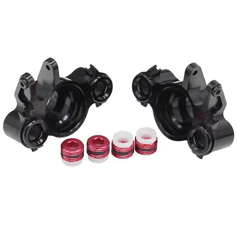 HR Hot Racing CNC Aluminum Metal Upgrade Parts Front Rear Axle Carriers Steering Blocks TRAXXAS 1/10 E-Revo 2.0