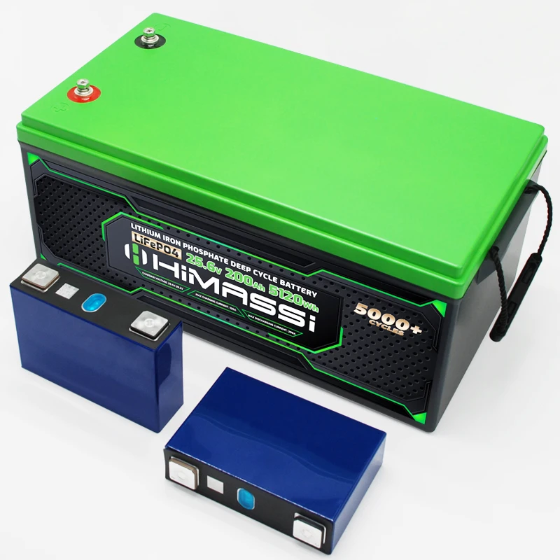 GreenCharg Unleash Efficiency with HIMASSI Sustainable Batteries 25.6V 200Ah lifepo4 battery