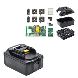 For Makita Li-ion Battery Case Kit Charging Protection Circuit Board Box For Makita 18V Battery Indicator BL1830 BL1850 BL1860