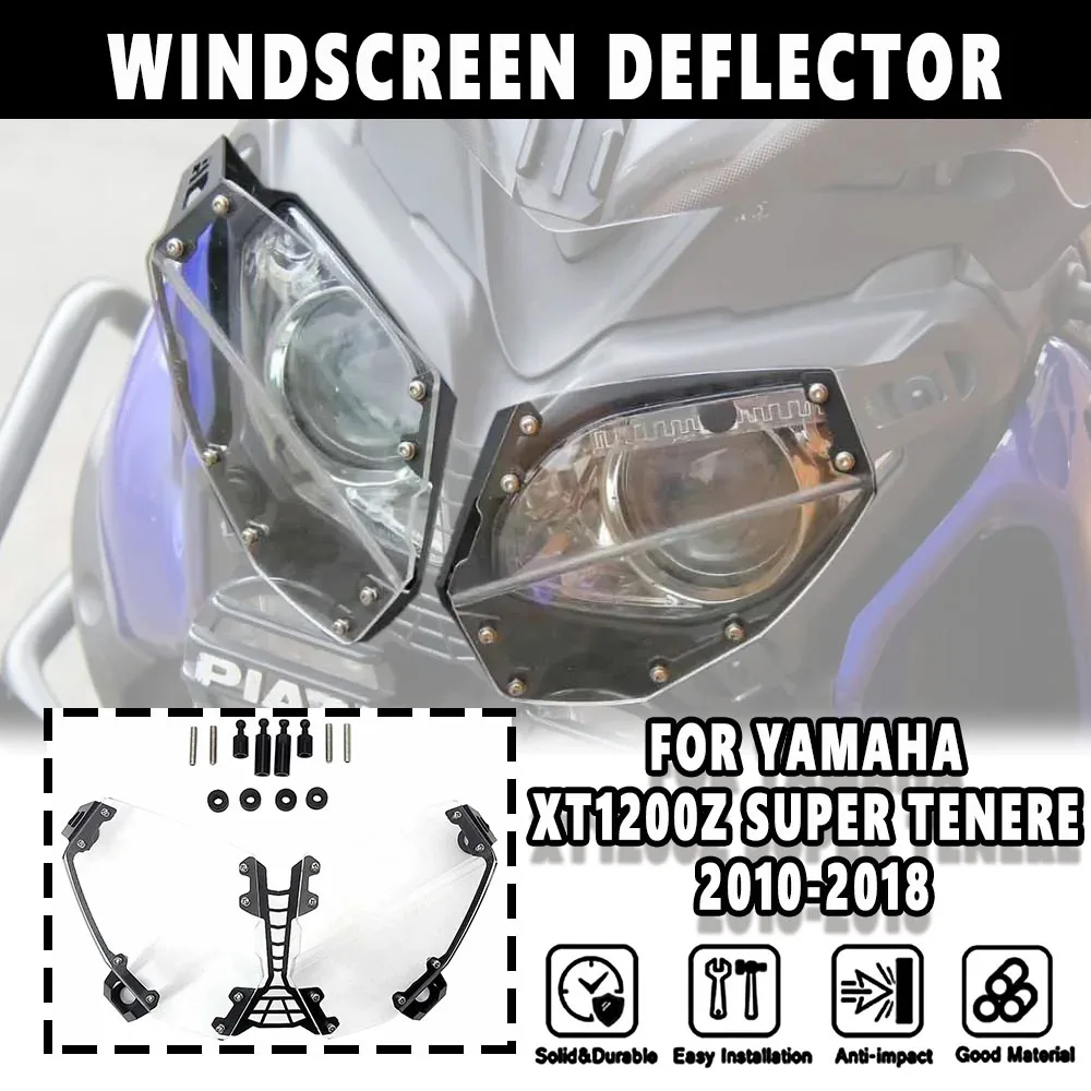 NEW Motorcycle Accessory Headlight Clear Headlight Cover Protector For YAMAHA Super Tenere XT 1200 Z XT1200 XT1200Z 2010-2018