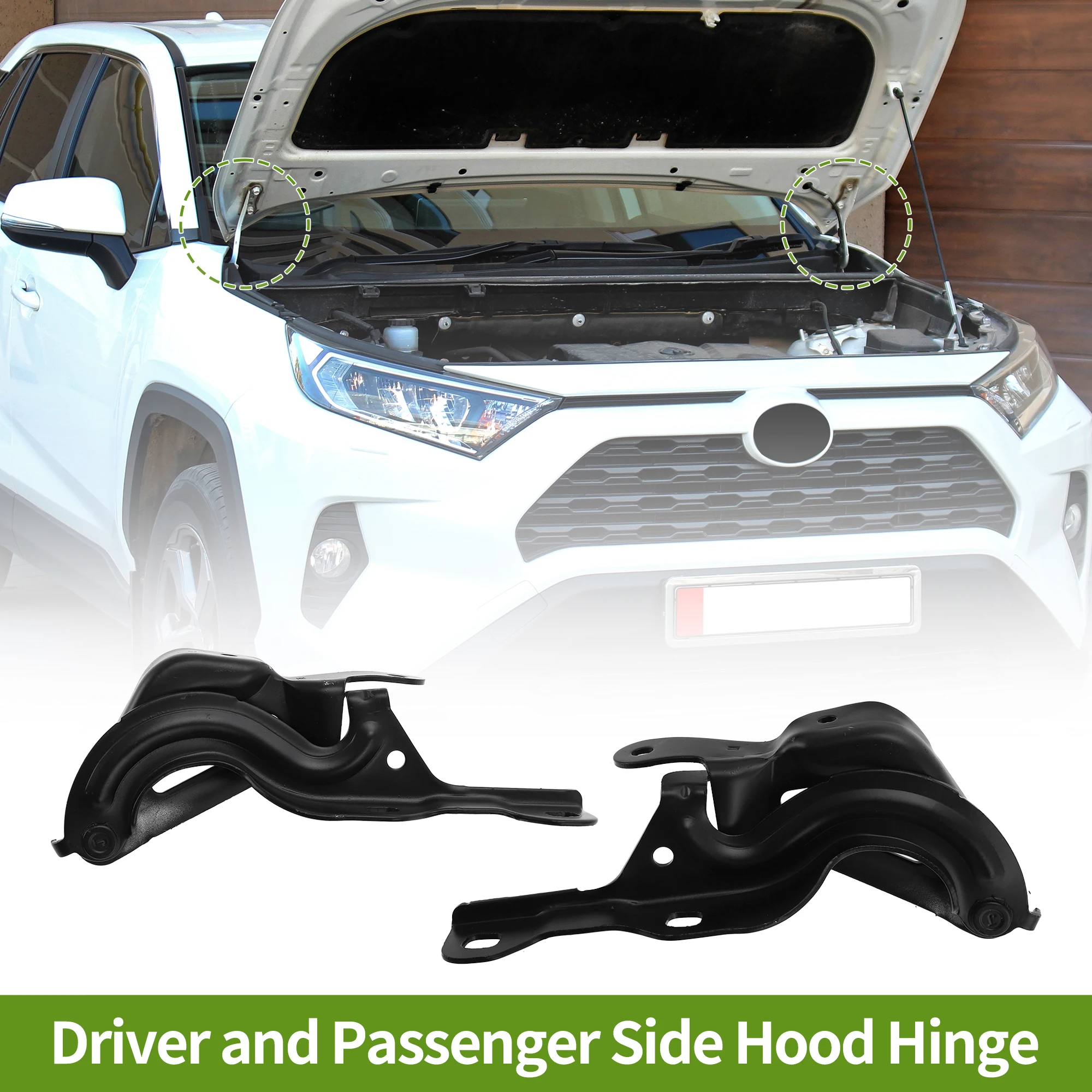 

X петли капота автомобиля Autohaux 22986410 Для Chevrolet Malibu 2013-2015 для Chevrolet Malibu Limited 2016, передний кронштейн капота, 1 пара