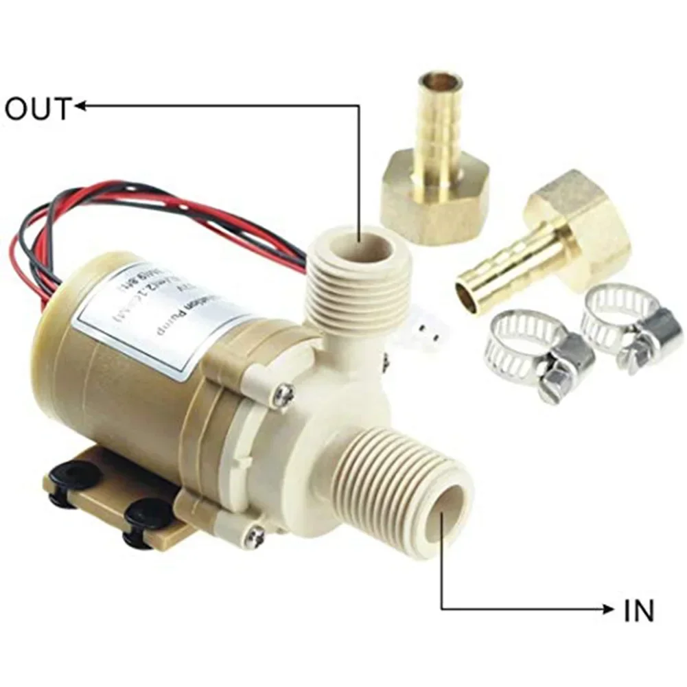 Imagem -06 - Bomba de Água Ultra Silenciosa Mini Motor sem Escova dc 12v Submersível Bomba de Água para Aquário Fonte de Lago para Jardim de Tanque de Peixes