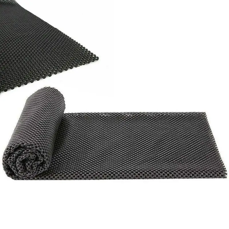 

Car Non-Slip Mat Multipurpose Universal Black Protective Mat PVC Custom Protective For Cars Caravans Use Anti Slip Mat Cab Trunk