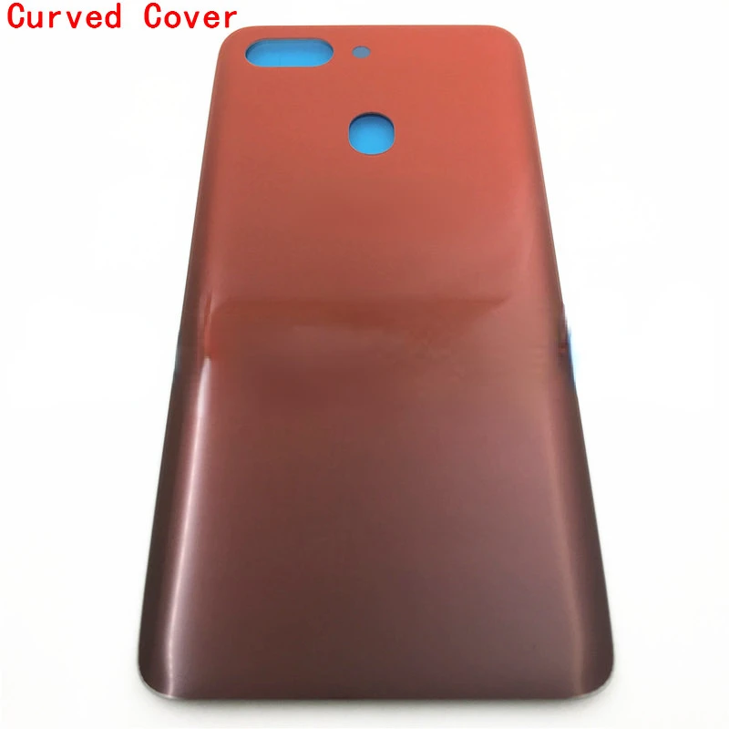 For OPPO R15 New Straight /Curved Screen Glass Battery Back Rear Cover Door Housing Replacement Parts