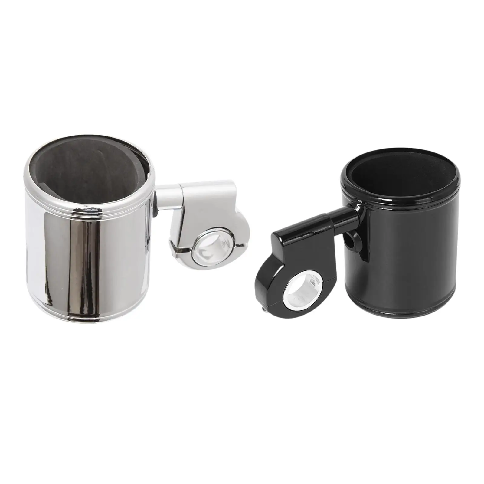 

Motorcycle Handlebar Cup Holder Metal Adjustable Drink Bottle Rack Universal Fit Quick Release for Outdoor Use
