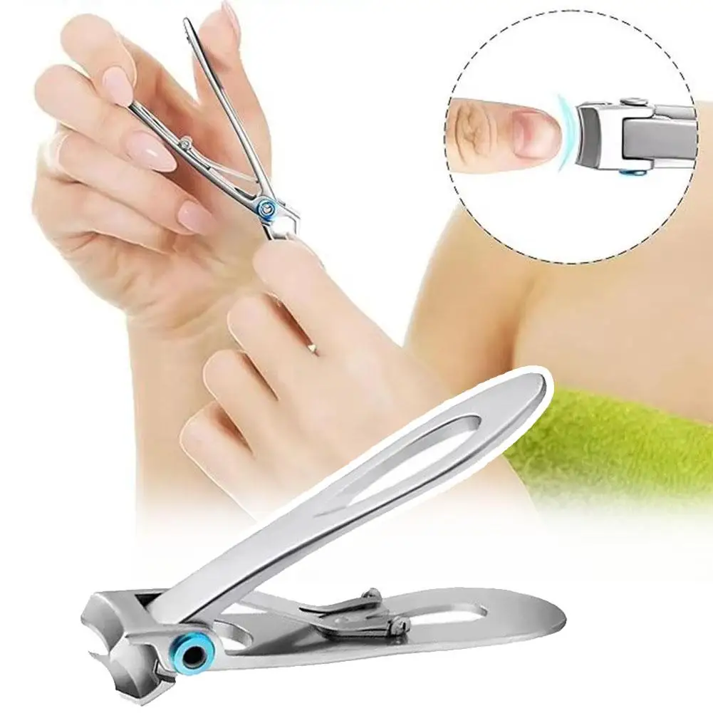 1 stücke Nagel Clippers Stahl Breite Kiefer Öffnung Zehennagel Fingernagel werkzeuge Eingewachsene Harte Maniküre Dicke Schere Cutter M8Z8
