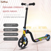Adjustable Children's Scooter Two Wheel Kick Scooter Suitable for 3-6 Year Old Toddlers Detachable and Lightweight Drop-shipping