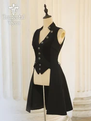 The Eternal True Night Poem - Retro Elegant and Handsome Prince Style Unisex Lolita Ouji Lolita Vest by Immortal Thorn