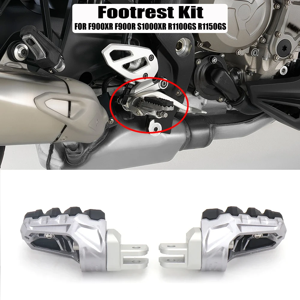 

Motorcycle F900XR F900R F 900 R XR 2019-2024 Foot Pegs Pedals Footrest Mount Kit For BMW R1150GS Adventure R1100GS S1000XR