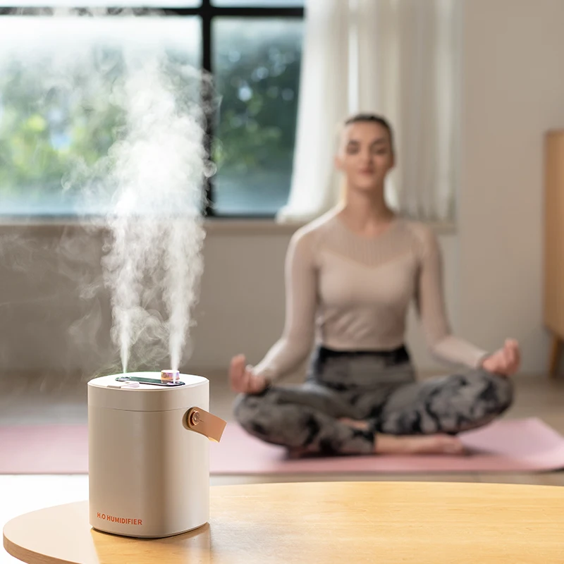 High Quality Intelligent Humidifier Water Mist Spray Smart Humidifier Diffuser 2L Big Capacity Usb Charging Air Humidifier Gifts