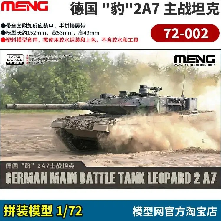 Mạnh 72-002 1/72 Quy Mô Đức Chiến Trận Chính TANNK LEOPARD 2 A7 Bộ Mô Hình