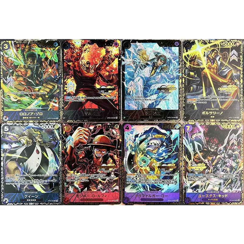 One Piece Games for Boys Toys Table Games Birthday Gifts DIY Anime Nakahara Sumi NicoRobin Kamado Nezuko Rin Premium Flash Card