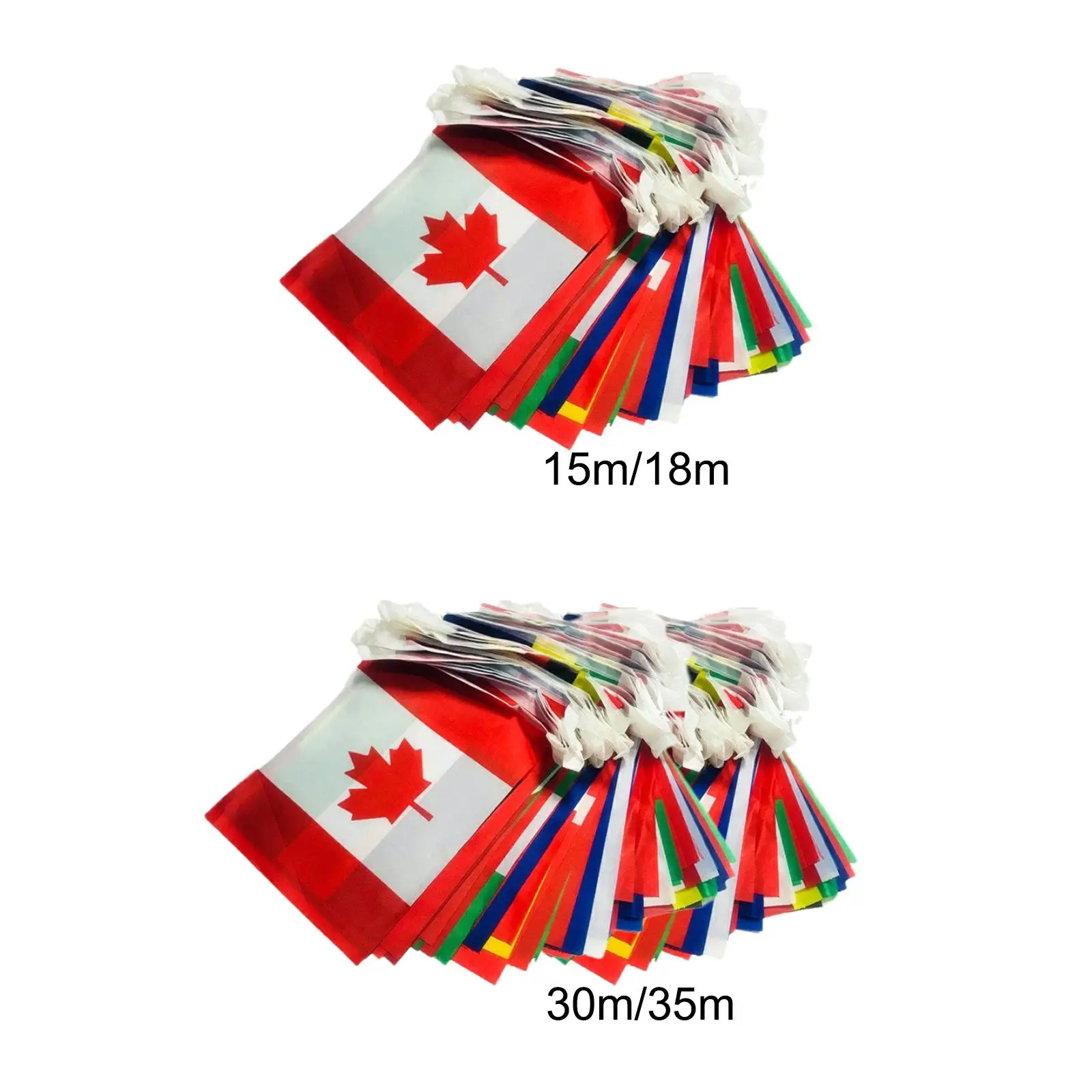 World String Flags Banner Set Different countries Rectangular Flags for Sports Clubs Indoor Garden Outdoor Party Decorations