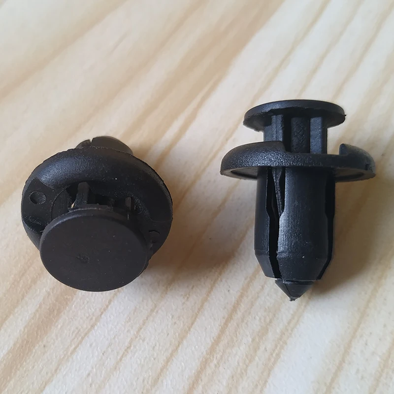 50 Uds. Clips de ajuste de retenedor de parachoques de remache de empuje de plástico de 10mm para Honda /Accord /Civic CR-V /Acura CL MDX 91503-SZ5-003