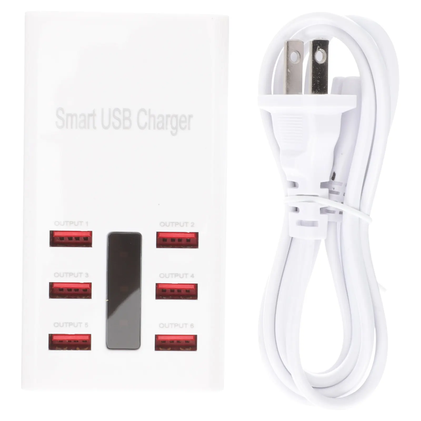 

Multi Port USB 6 Ports Desktop Charging Station Fast Charging Hub Shutoff for Multiple Devices