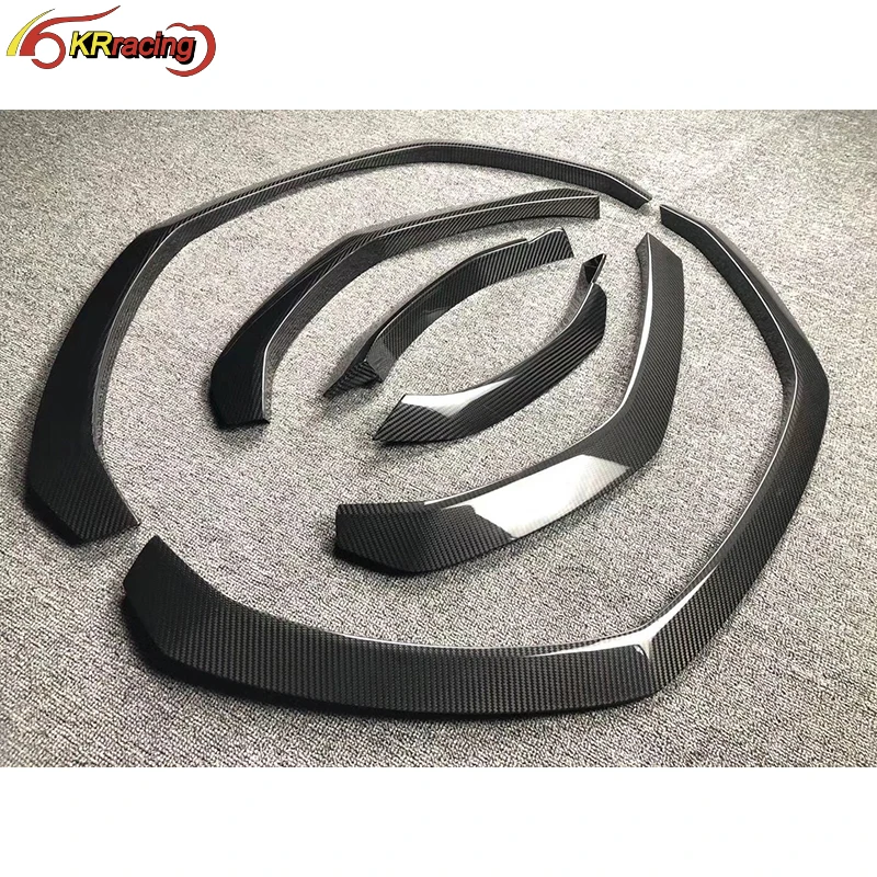 

OEM Style Dry Carbon Fiber Car Wheel Trim Wheel Eyebrow Fender Flares For Lambo URUS 2018-2019