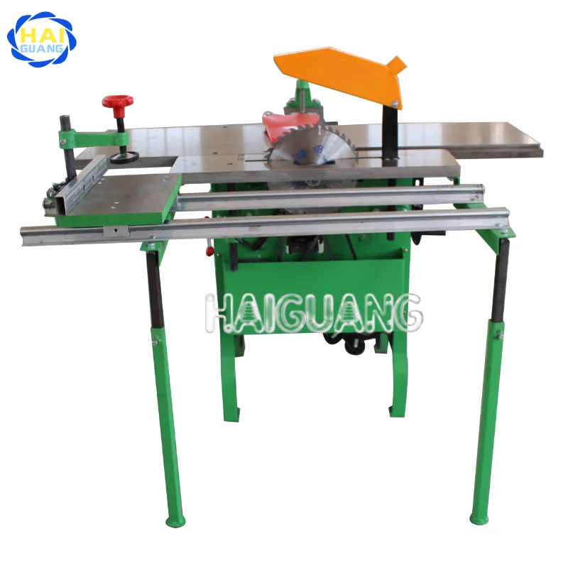 Professional Woodworking Multi-purpose Machine Tool Saw Planer Drill Thicknesser Sharpener Grinder Chamfering Combined Machine