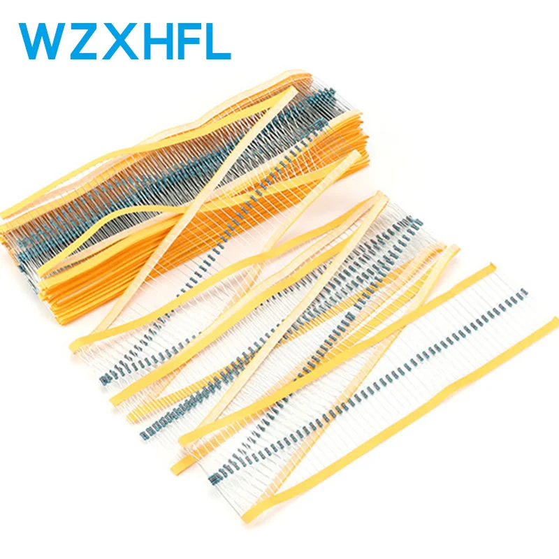 100 Stuks 100 Ohm 1/4W 100K Metaalfilmweerstand 100Kohm 0.25W 1% Rohs