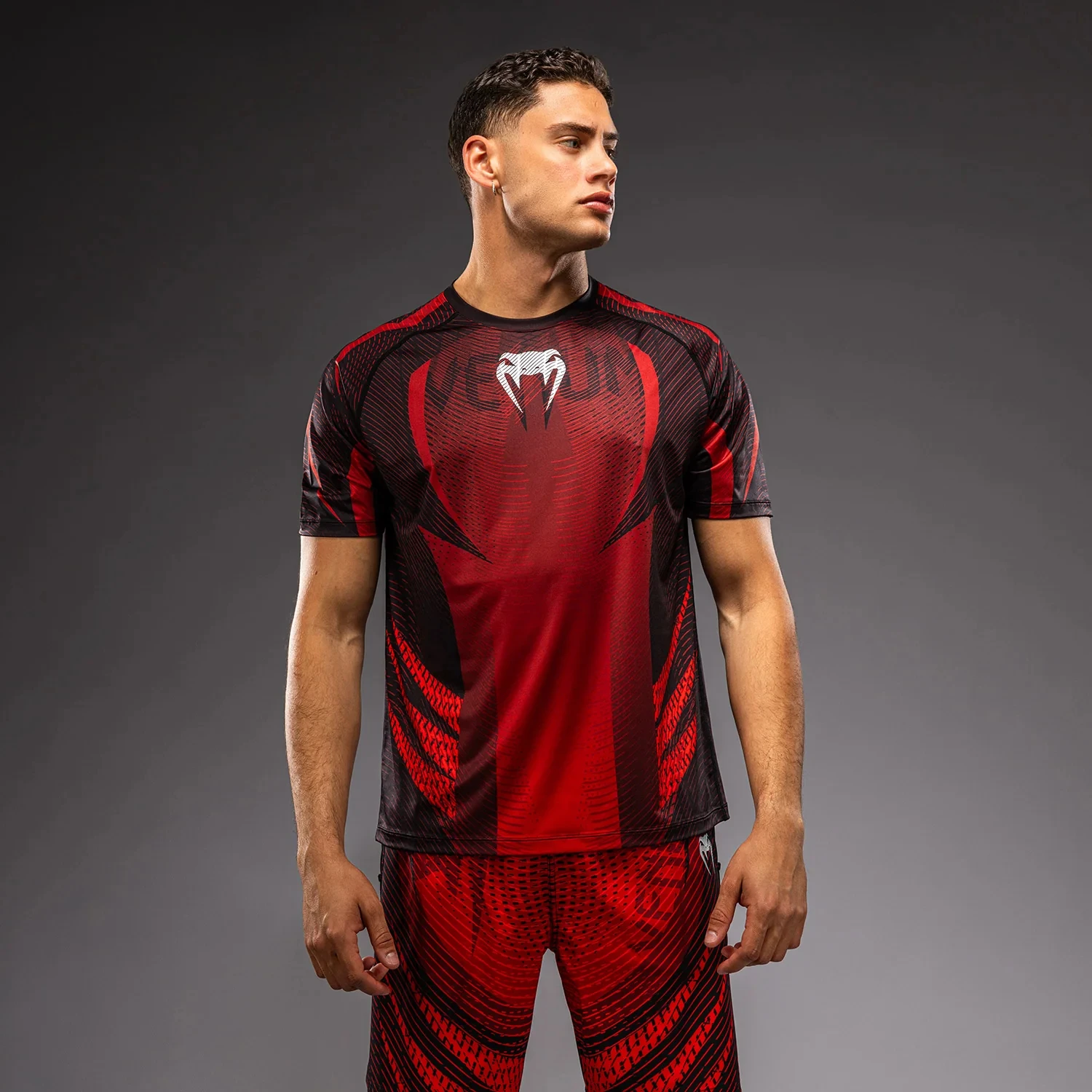 2026 Summer New Extreme Sports Tight Boxing Venum Galactic 3.0 T-shirt Breathable Quick-Drying Elastic Top for Fitness Training