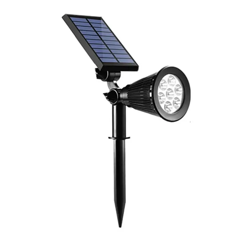 ABVG-Solar Lamp Outdoor Lights Changing Ground Gardening Garden Light Waterproof Landscape Spotlights Garden Decoration, Durable