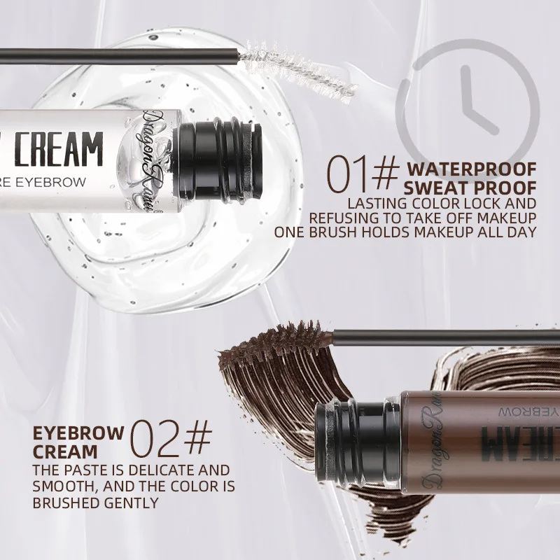 Gel coiffant pour sourcils, savon sculptant, liquide de réparation Transparent et durable, crème pour sourcils, Mascara imperméable, stéréotype, 1 pièce