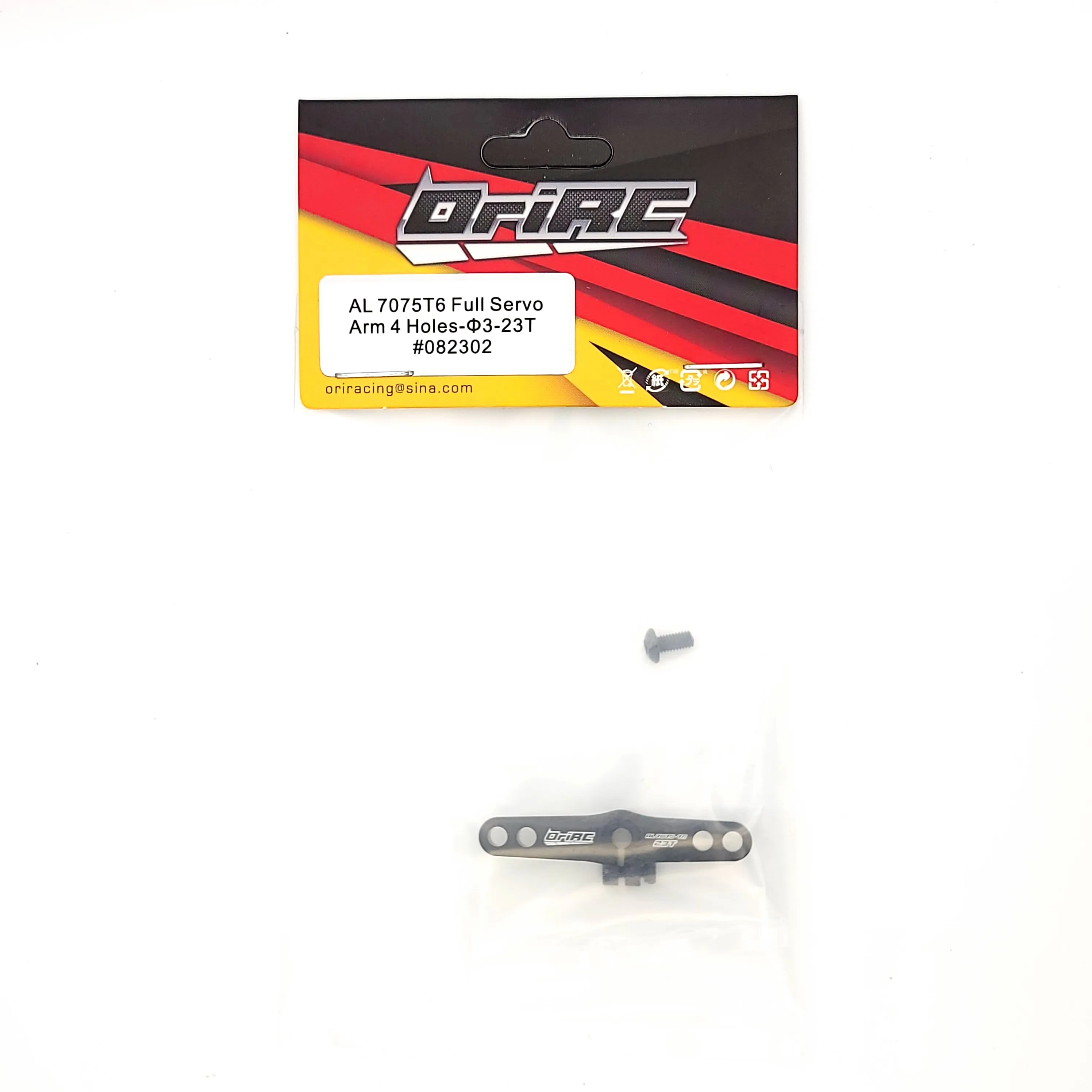 OriRC AL 7075 T6 Full Servo Arm 4 Holes Ф3 23T 25T #082302 #082502 Throttle and brake rc car horn