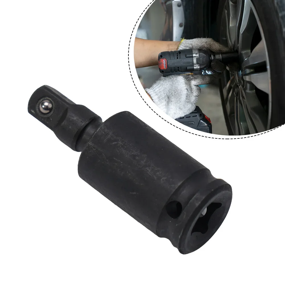 

1/4in Pneumatic Swivel Joint Air Wobble Socket Adapter Hand Tool Repair Tool Electric/pneumatic Screwdriver Attachment Multitool