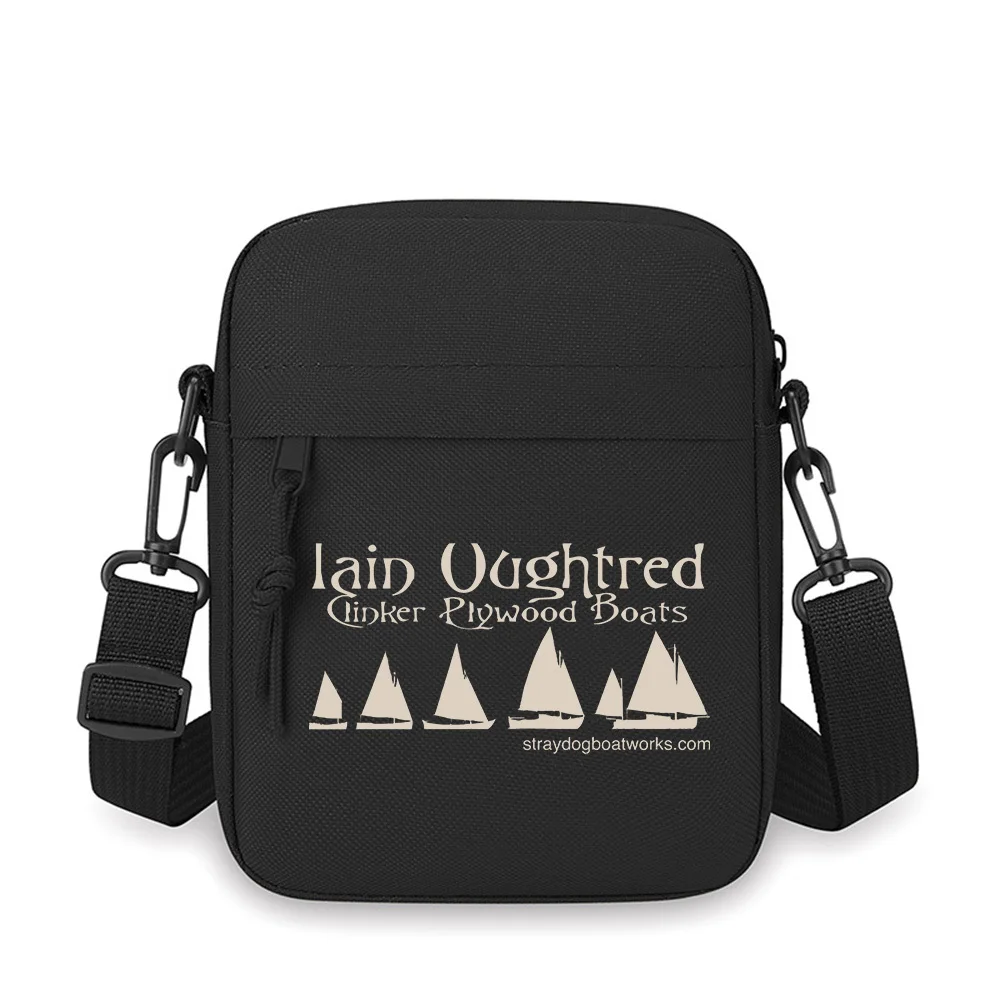 

Boats sailing,white sail design,simple logo Men Crossbody Bag Single Shoulder Women Cartoon Anime Film Printing Design Unisex