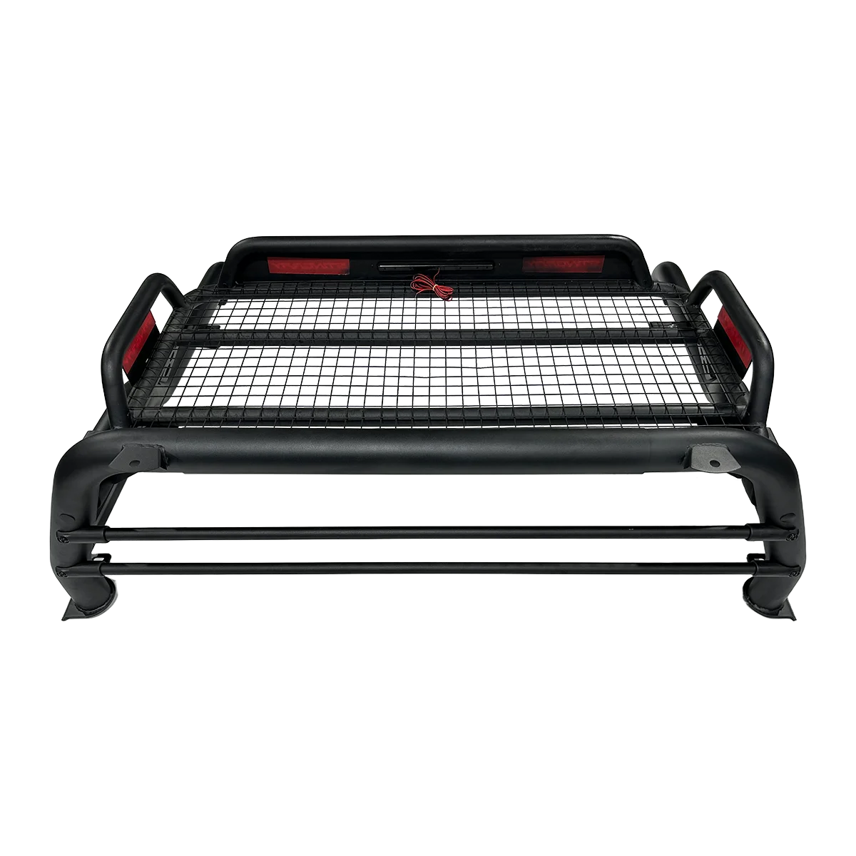 

Universal 4x4 Stainless Steel Roll Bar Roof Rack Luggage Carrier Basket for Navara NP300 for Tundra Colorado Tacoma Black